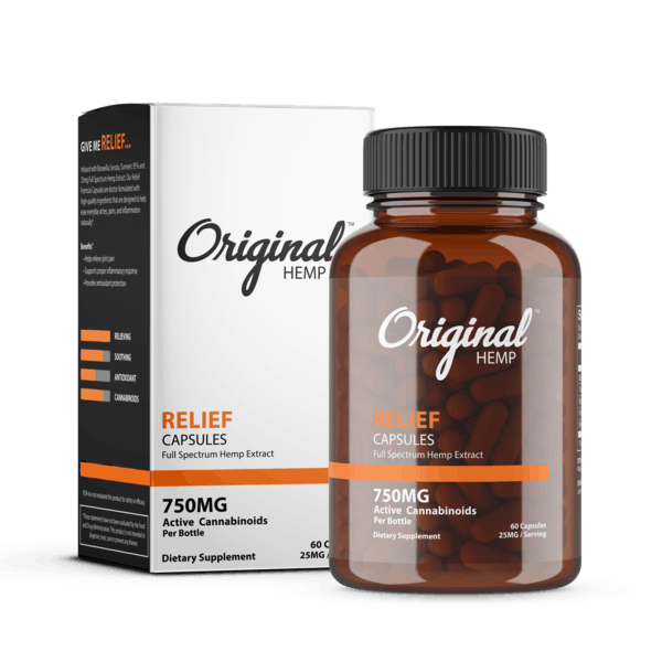 Original Hemp - Capsules - 750 mg Relief
